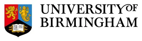 Shows the University of Birmingham Logo